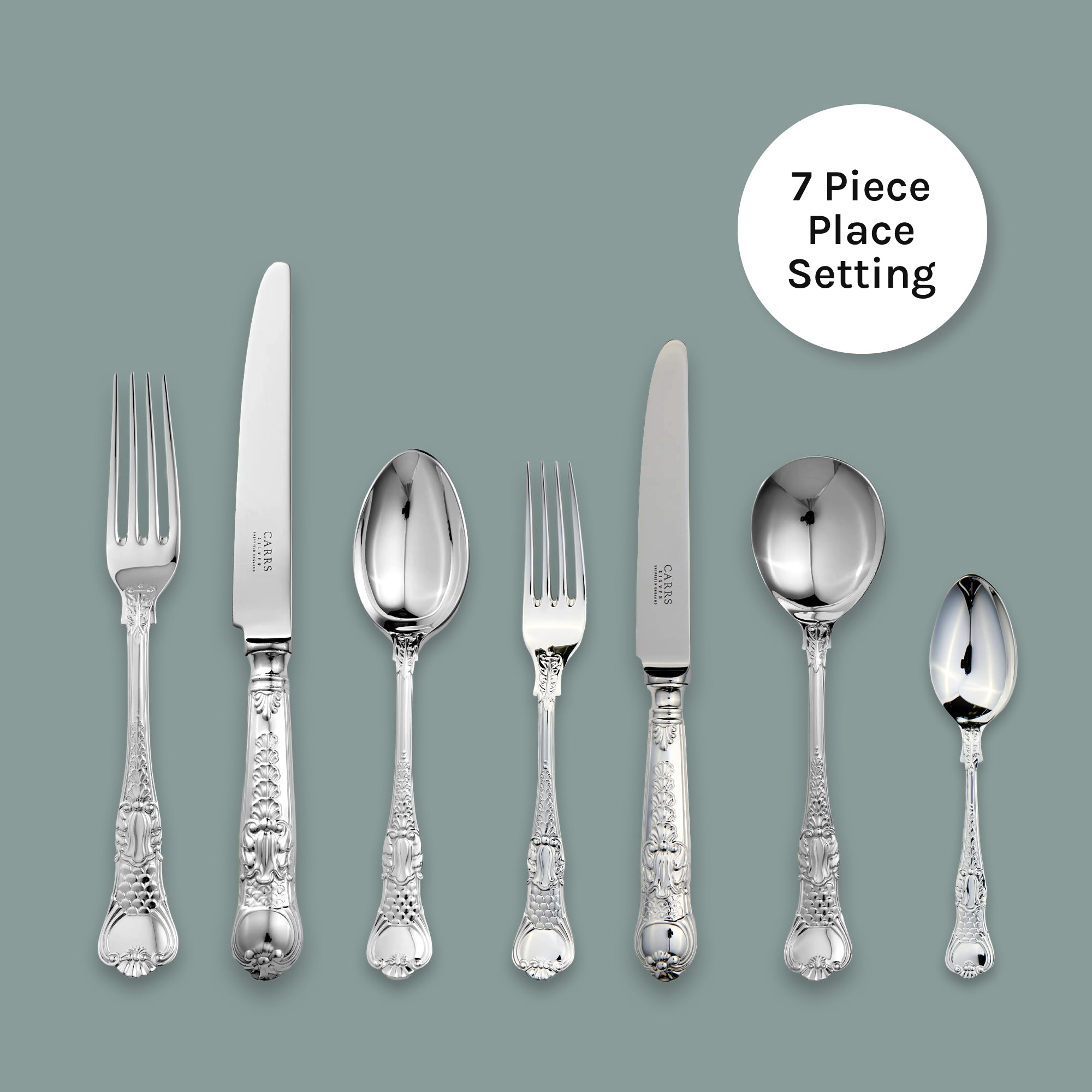 Coburg Cutlery Piece Place Setting – Carrs Silver