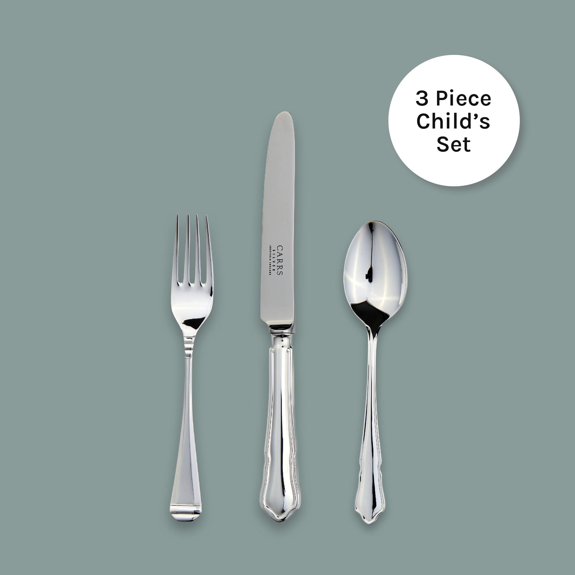 Carrs Cutlery Queens Cutlery Piece Place Setting – Carrs Silver