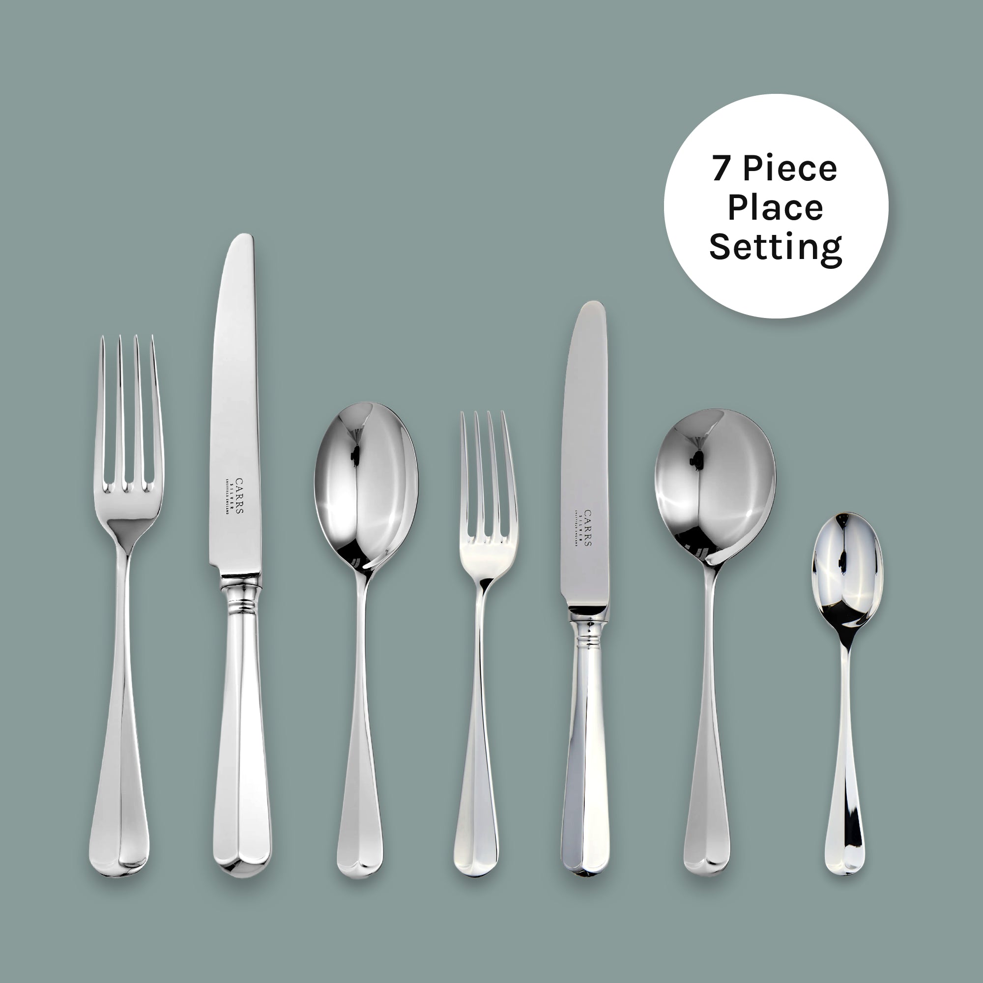 Rattail Cutlery Piece Place Setting – Carrs Silver