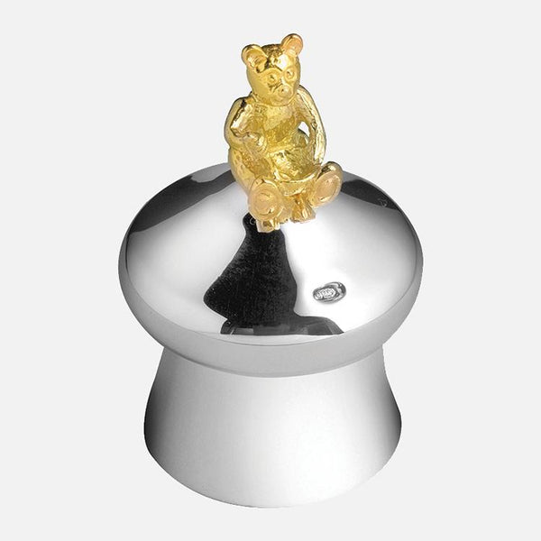 Bear Mushroom Keepsake Sterling Silver