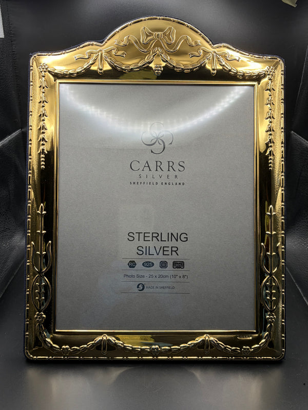 SLIGHT SECOND - 70% off - Sterling Silver Gold Plated Photo Frame 10" x 8" - BA34-SS