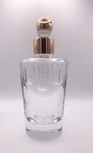 Load image into Gallery viewer, SALE - Manhattan Decanter With Copper Collar &amp; Stopper
