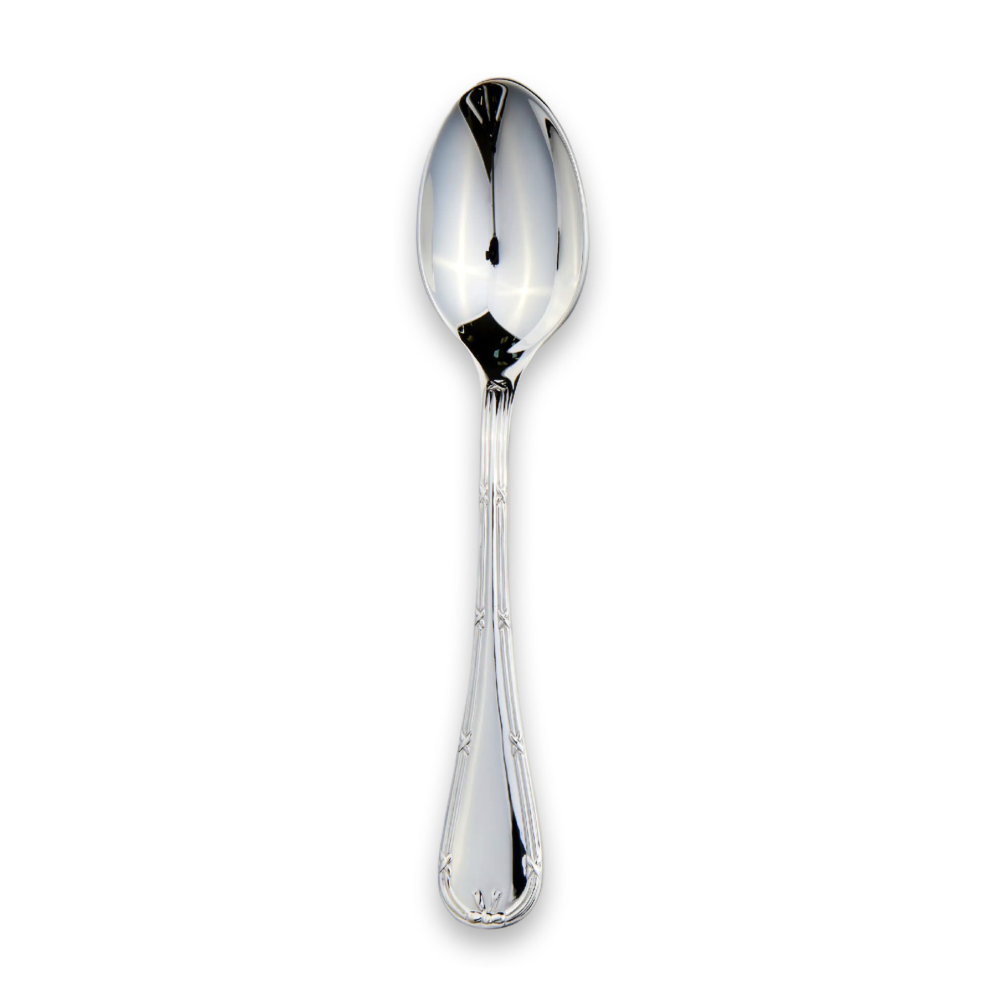 English Reed & Ribbon Coffee Spoon | Carrs Silver