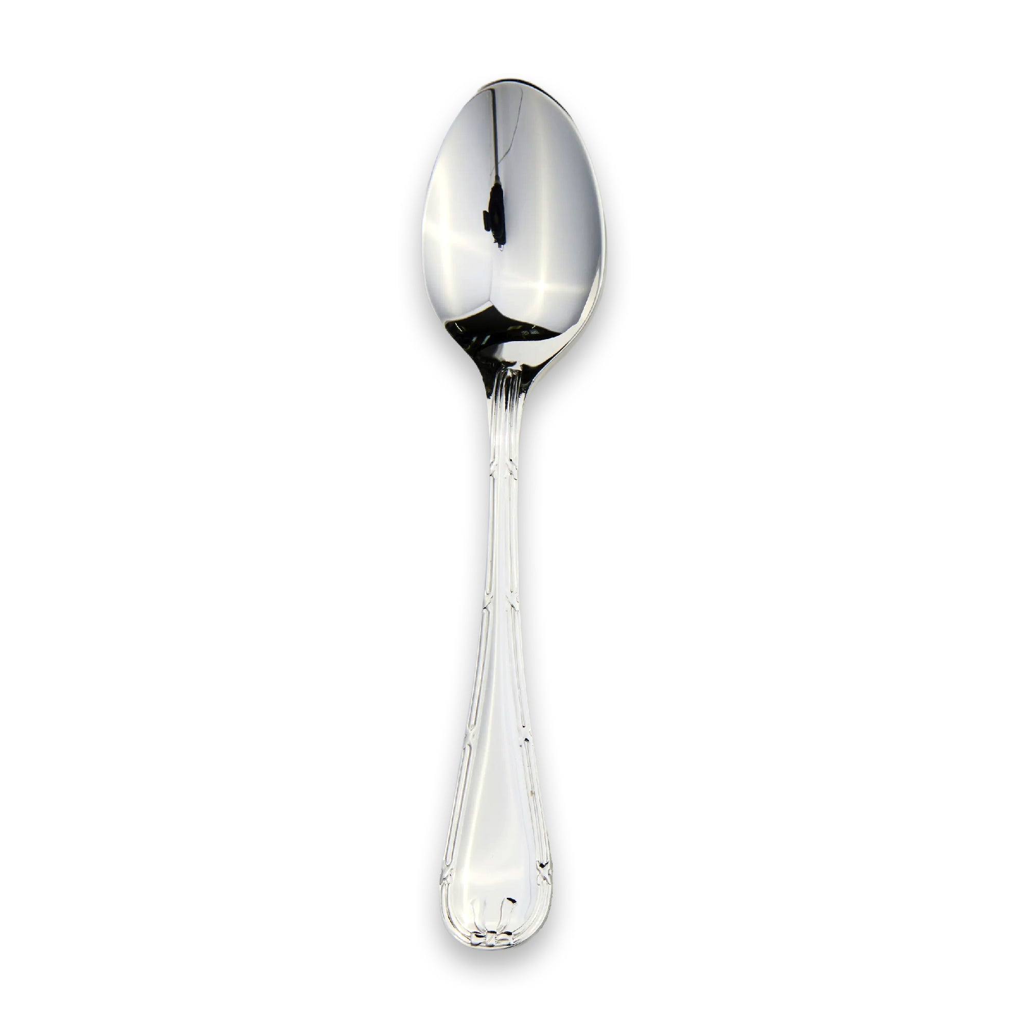 English Reed & Ribbon Espresso Spoon | Carrs Silver