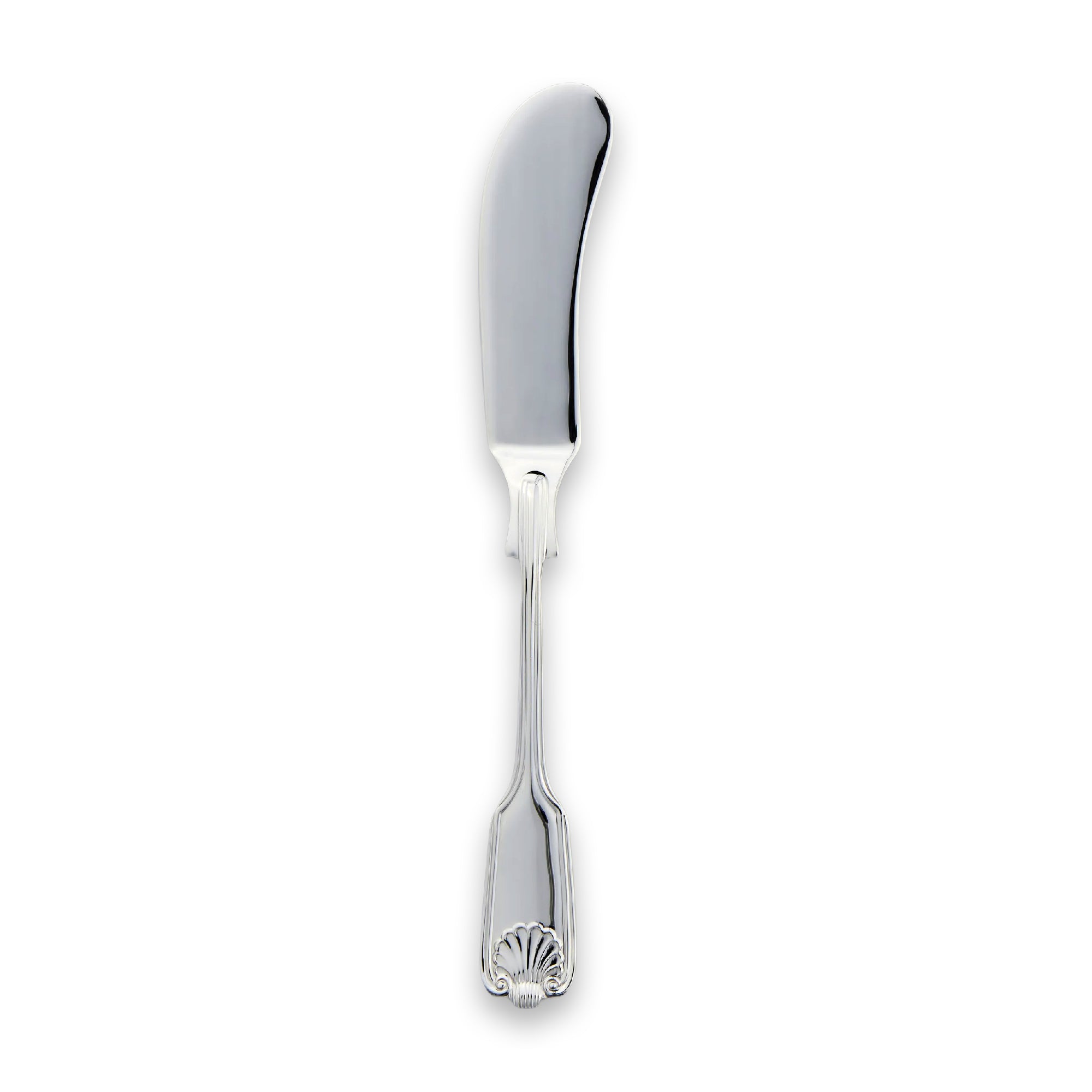 Fiddle Thread & Shell Butter Spreader | Carrs Silver