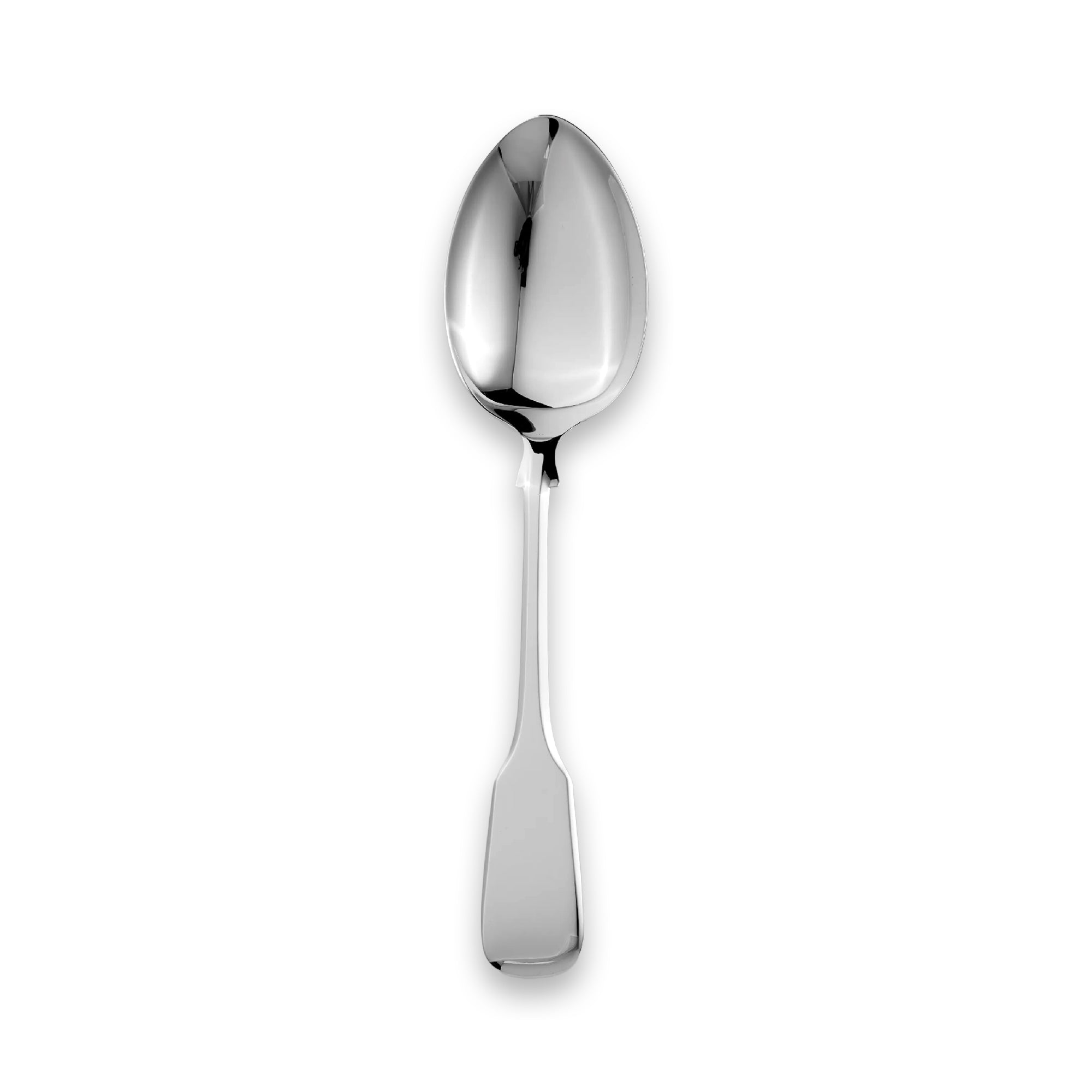 Ferfle Spoon Plain Fiddle Table Spoon | Carrs Silver