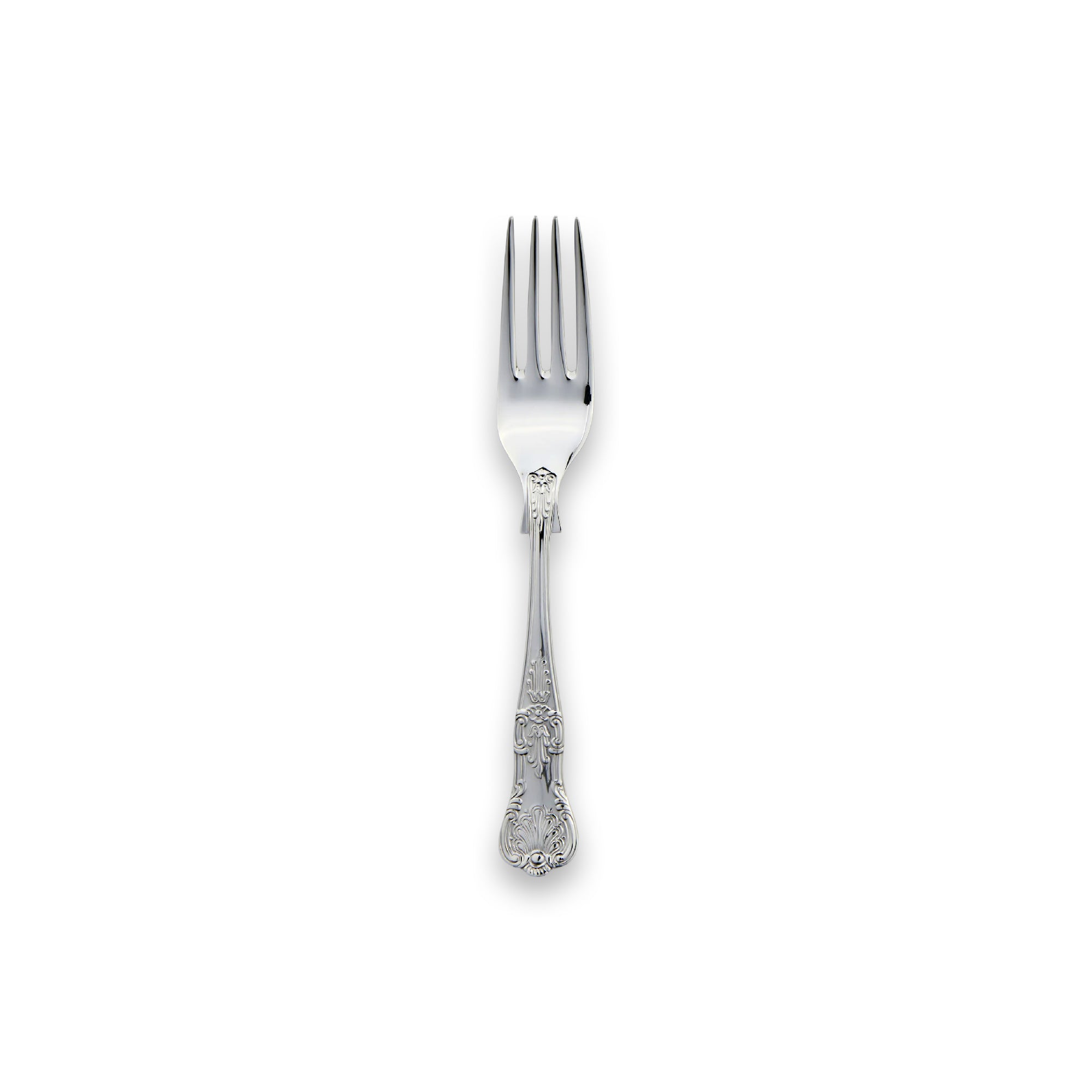 Queens Tea Fork Carrs Silver