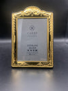 SLIGHT SECOND - 70% off - Sterling Silver Gold Plated Photo Frame 5" x 3.5" - BA06-SS