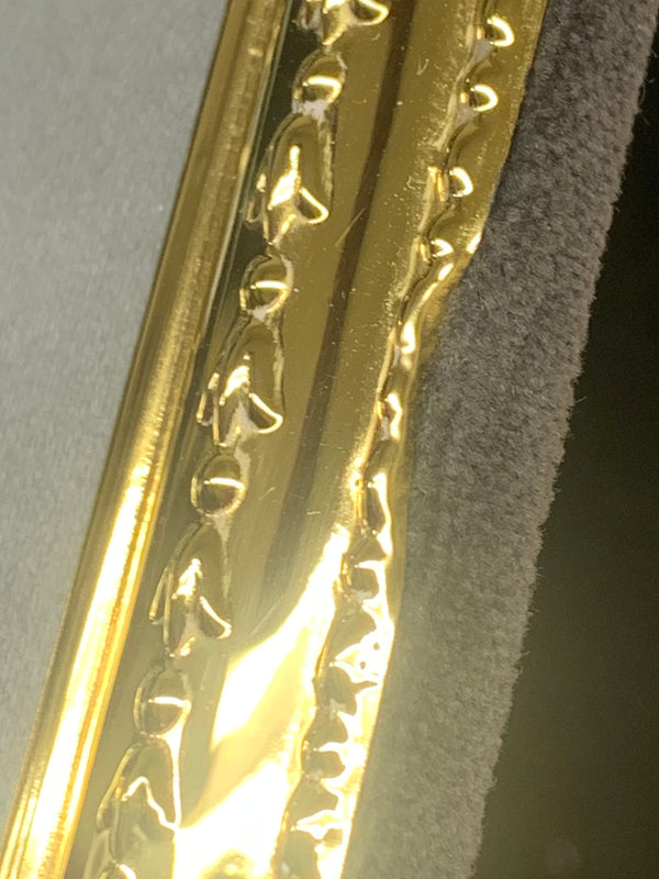 SLIGHT SECOND - 70% off - Sterling Silver Gold Plated Photo Frame 7" x 5" - BA33-SS