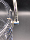 SLIGHT SECOND - 70% off - Sterling Silver & Glass Ice Bucket IB6-SS