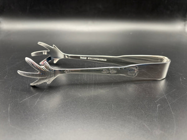 SLIGHT SECOND - 70% off - Silver Plated Ice Tongs - KINGS-88-SP