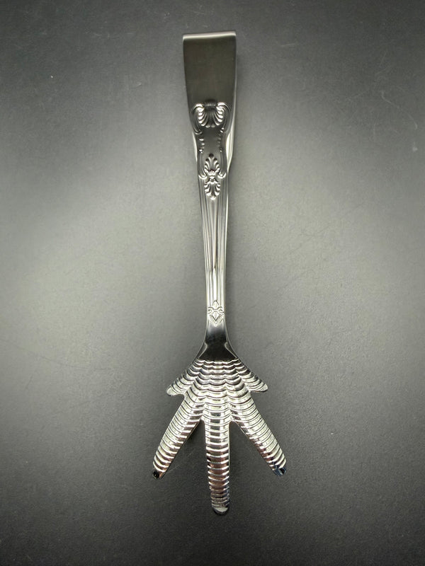 SLIGHT SECOND - 70% off - Silver Plated Ice Tongs - KINGS-88-SP