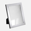Modern Flat Sterling Silver Mirror