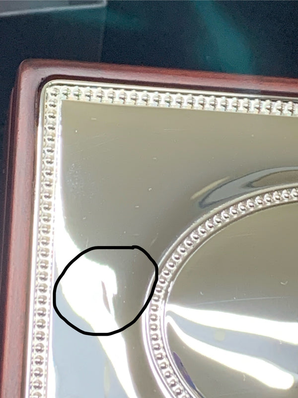 SLIGHT SECOND - 70% off - Sterling Silver Box TB3H/M-SS