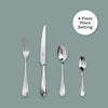 Vision Cutlery 4 Piece Place Setting