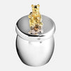 Bear Honey Jar Keepsake Sterling Silver