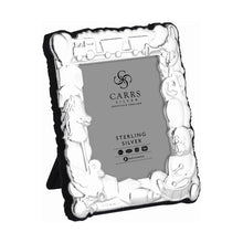 Load image into Gallery viewer, SALE - 50% OFF - Sterling Silver Toy Box Photo Frame With Velvet Back
