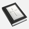 Black Holy Bible Plain Cross Sterling Silver