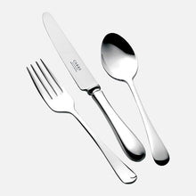 Load image into Gallery viewer, Child&#39;s Silver Plated 3 Piece Cutlery Set Old English Design
