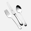 Child's Sterling Silver 3 Piece Cutlery Set Old English Design