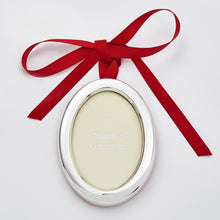 Load image into Gallery viewer, Oval Photo Frame Christmas Hanging Decoration With Shield

