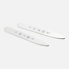 Load image into Gallery viewer, Collar Stiffeners Sterling Silver

