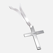 Load image into Gallery viewer, Cross Bookmark With Ribbon Sterling Silver

