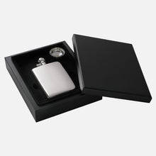 Load image into Gallery viewer, Sterling Silver Hip Flask In Presentation Case
