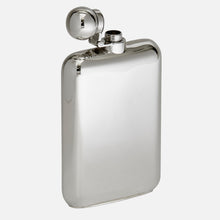 Load image into Gallery viewer, Sterling Silver Hip Flask In Presentation Case
