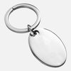 Oval Keyring Sterling Silver