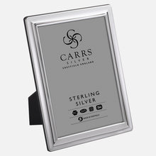 Load image into Gallery viewer, Classic Plain Sterling Silver Photo Frame With Wood Back
