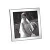 Square Sterling Silver Photo Frame With Wood Back