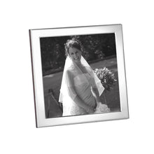 Load image into Gallery viewer, Square Sterling Silver Photo Frame With Wood Back
