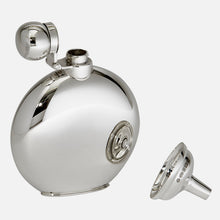 Load image into Gallery viewer, Sterling Silver Round Hip Flask

