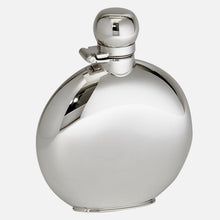 Load image into Gallery viewer, Sterling Silver Round Hip Flask
