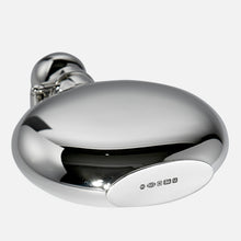 Load image into Gallery viewer, Sterling Silver Round Hip Flask
