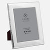 SALE - Sterling Silver Photo Frame With Black Wood Back