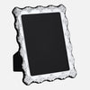 Traditional Photo Frame Grey Velvet Back 8x6 Sterling Silver