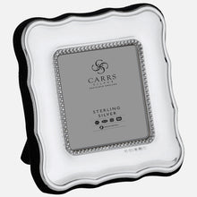 Load image into Gallery viewer, Traditional 2&quot; x 2&quot; Sterling Silver Photo Frame With Grey Velvet Back
