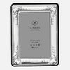 Traditional 3.5" x 2.5" Sterling Silver Photo Frame With Grey Velvet Back