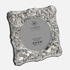 SALE - 50% OFF - Traditional 3.5" Sterling Silver Photo Frame With Grey Velvet Back