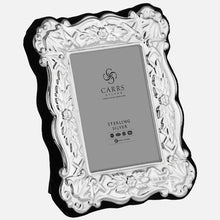 Load image into Gallery viewer, SALE - 50% OFF - Traditional Sterling Silver 2&quot; x 1.5&quot; Photo Frame With Grey Velvet Back
