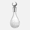 Wine Decanter Sterling Silver Henley Cut 24% Lead Crystal